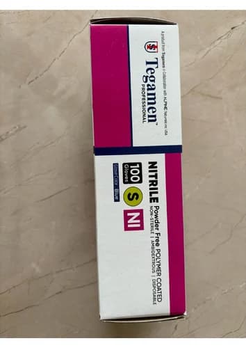 Tegamen Nitrile Powder Free Blue Gloves